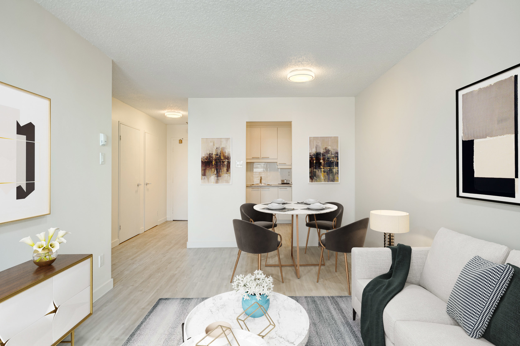 Studio / Bachelor Apartments for rent in Laval at Le Quatre Cent - Photo 01 - RentersPages – L407182